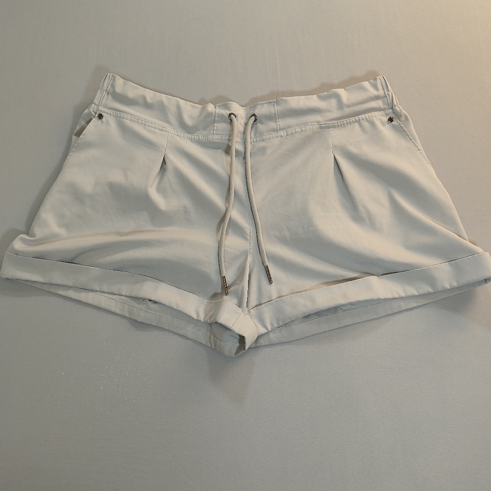 Mondetta Outdoor Project Women's Casual Beige Shorts Draw String, Size XL